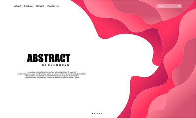 Website template design. Modern vector illustration concept of web page design for website and mobile website development.