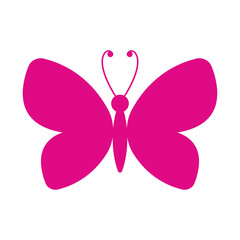 Butterfly icon design isolated on white background