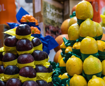Amerixas vermelhas e lim&atilde;o Ceciliano preparados para venda