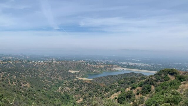Encino Reservoir and San Fernando Valley