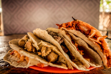 variedad de tacos
