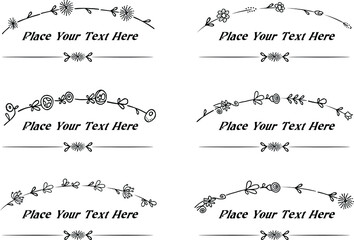 vector set: calligraphic design elements and page decoration