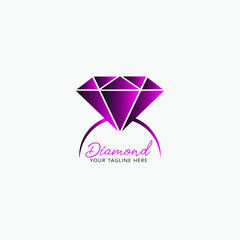 diamond logo vector illustration