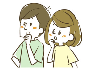 話を聞いたり関心がある男女