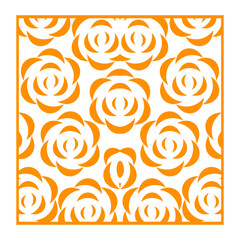 yellow rose pattern vector design