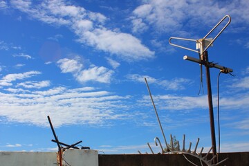 Deep Blue Sky Roof Top