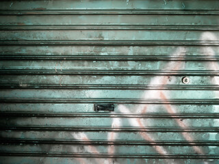 bakcground concept. Abstract folding gate texture background.
