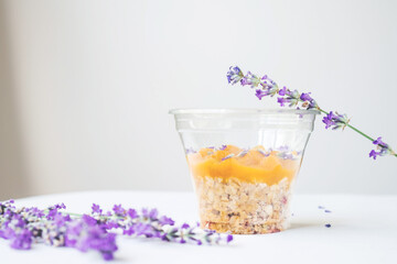 Granola morninng breakfast.