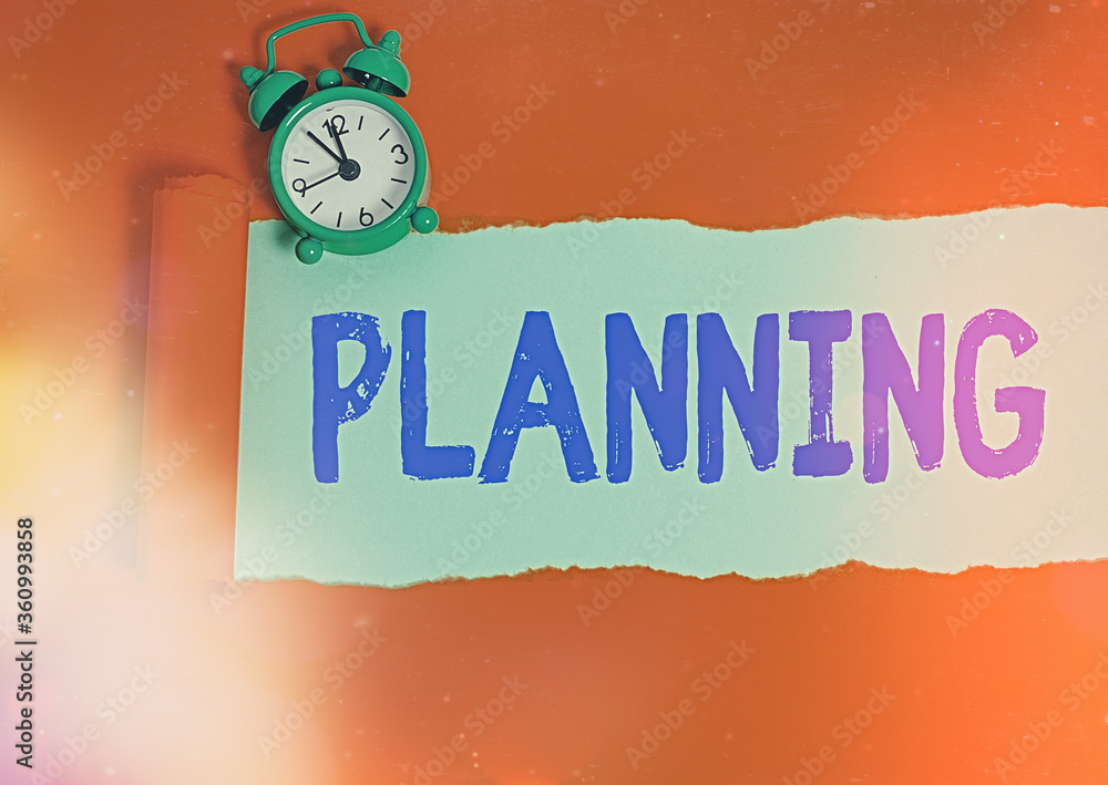 Poster text sign showing planning. business photo text achieving desired results is the first and foremost 