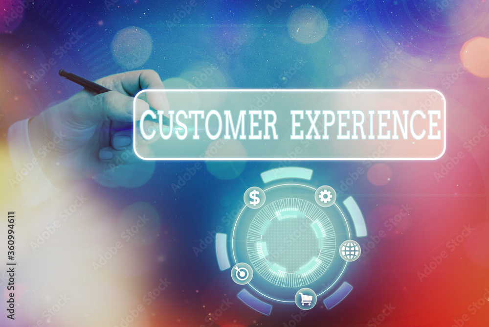 Poster text sign showing customer experience. business photo text phrase to describe relationship user has 