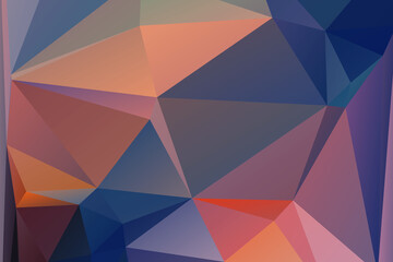 Abstract Color Polygon Background Design, Abstract Geometric Origami Style With Gradient. Presentation,Website, Backdrop, Cover,Banner,Pattern Template