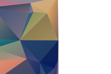 Abstract Color Polygon Background Design, Abstract Geometric Origami Style With Gradient. Presentation,Website, Backdrop, Cover,Banner,Pattern Template