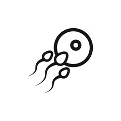 Insemination icon design isolated on white background