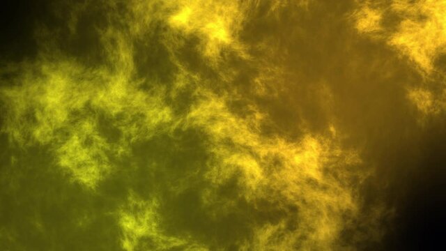 Cloud merging seamless pattern, Yellow and black background color