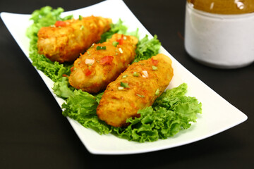 Masala Tawa Chaap or Soya Chaap, Indian Dish