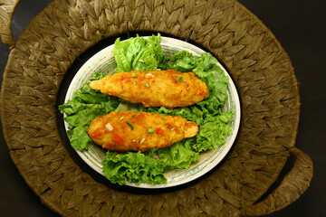 Masala Tawa Chaap or Soya Chaap, Indian Dish