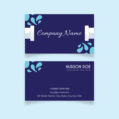 Minimalist service business, abstract design business card template