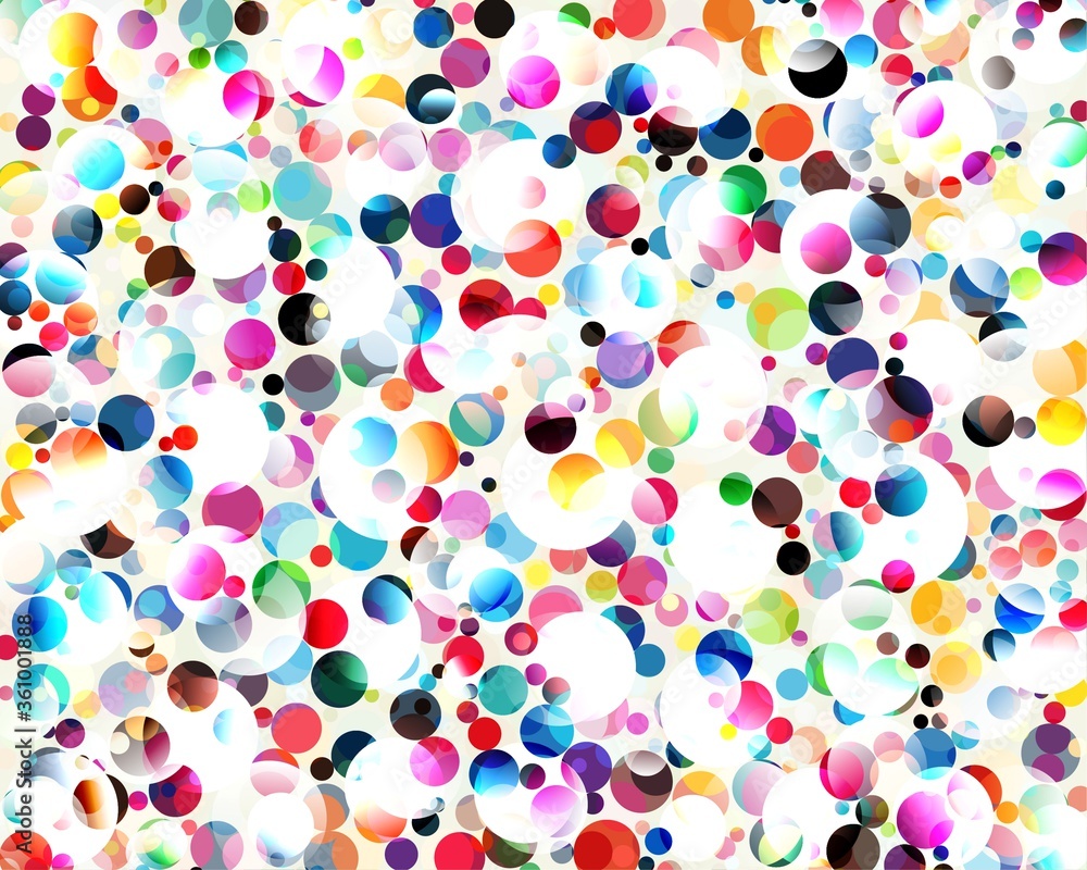 Poster abstract colorful background with circle shape