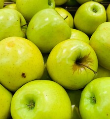 fresh green apples