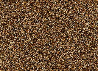 Golden grain texture. Xmas shimmer background.