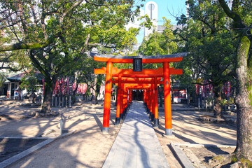 The Minatogawa Shrine in Kobe, Kansai, Japan.