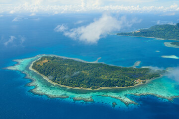 Naklejka premium Chuuk Islands aerial view