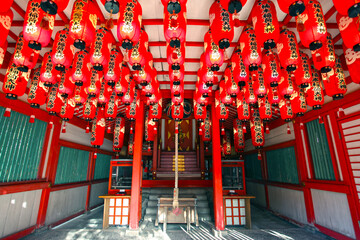 The Minatogawa Shrine in Kobe, Kansai, Japan.
