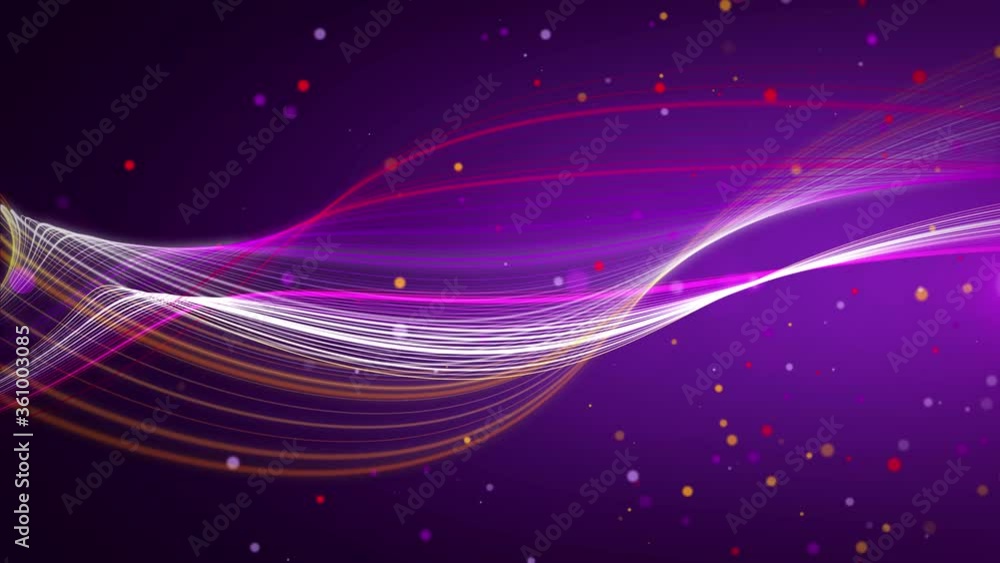 Poster romantic abstract background motion purple colorful twisted lines shape optical light with and witho