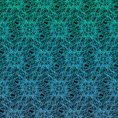 An abstract psychedelic web network background image.