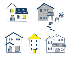 シンプルなお家セット