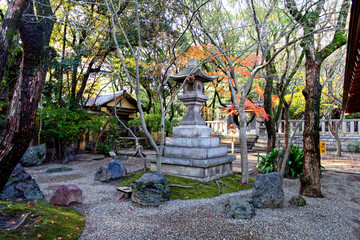 The Minatogawa Shrine in Kobe, Kansai, Japan.