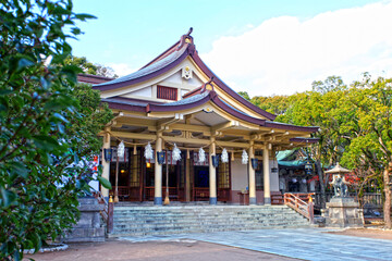 The Minatogawa Shrine in Kobe, Kansai, Japan.