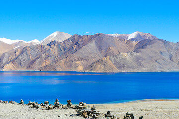Pangong lake  in Ladakh, India.
