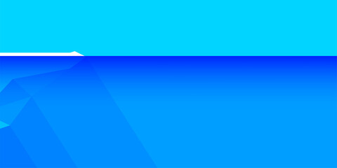 Obraz premium iceberg floating on water and underwater part, iceberg in ocean for symbol climate change, big iceberg in arctic for environment and ecology concept, iceberg polar for flat infographics global warming
