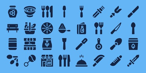 spoon icon set