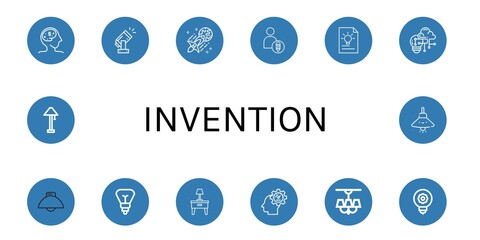 invention icon set