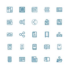 Fototapeta premium Editable 25 publish icons for web and mobile