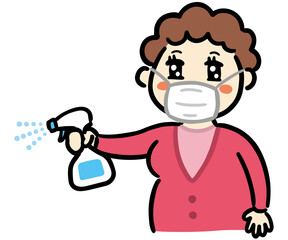 ふっくら主婦　除菌スプレー