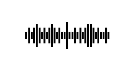 Fototapeta na wymiar sound wave ilustration logo icon template