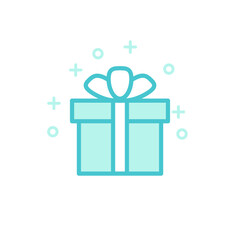 Illustration Vector graphic of gift. Good for logo, icon design template