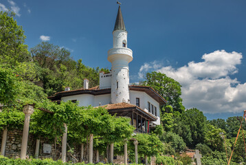Obraz premium The Balchik Palace.The official name of the palace was the Quiet Nest Palace,It was constructed between 1926 and 1937 for the needs of Queen Marie of Romania.