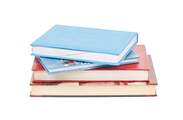 Books isolated on white background.
