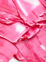 Abstract pink liquid lipstick background