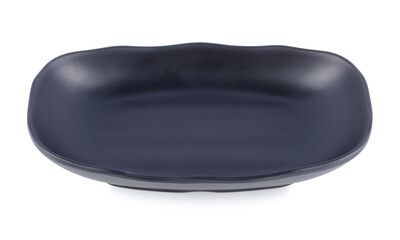 black bowl on white background