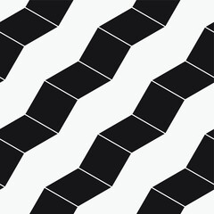  Vector seamless pattern. Repeating geometric tiles with a grid of rhombuses.