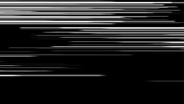 Hi Tech glitch diagonal transition. Fast crossing black and white lines. Transition monochrome masks templates. Futuristic transition masks. Moving black and white lines.