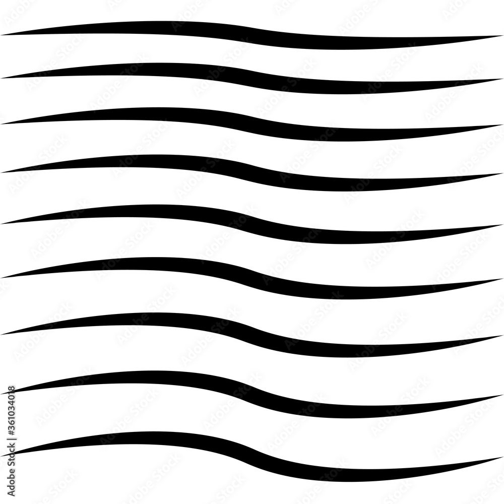 Poster Set of curved calligraphic line strips, vector curl tape, as a road element calligraphy elegantly curved line tape