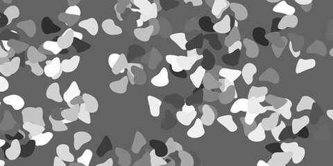 Light gray vector background with random forms.