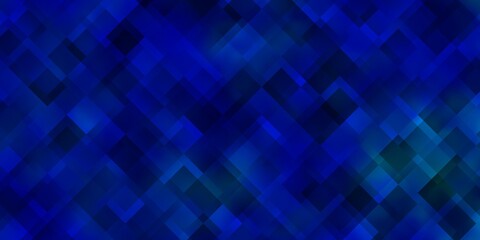 Obraz premium Light BLUE vector texture in rectangular style.