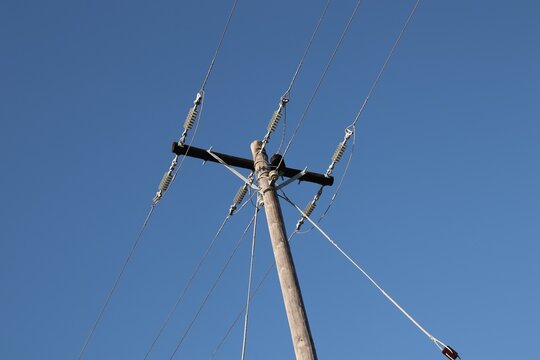 Picture Of An Overhead Power Line